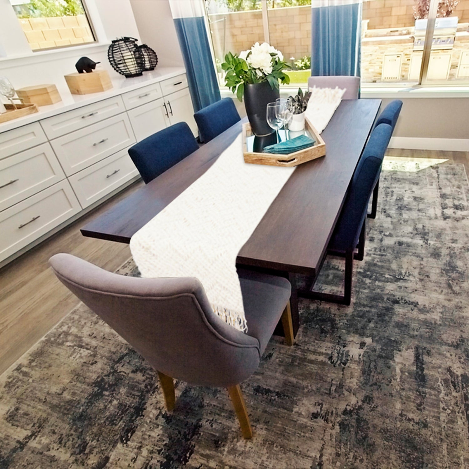 macrame table runner