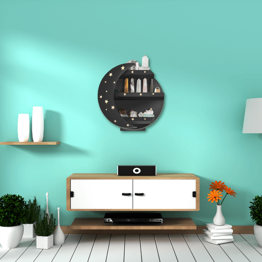 Black Half Moon Shelf, Half Moon Shelf