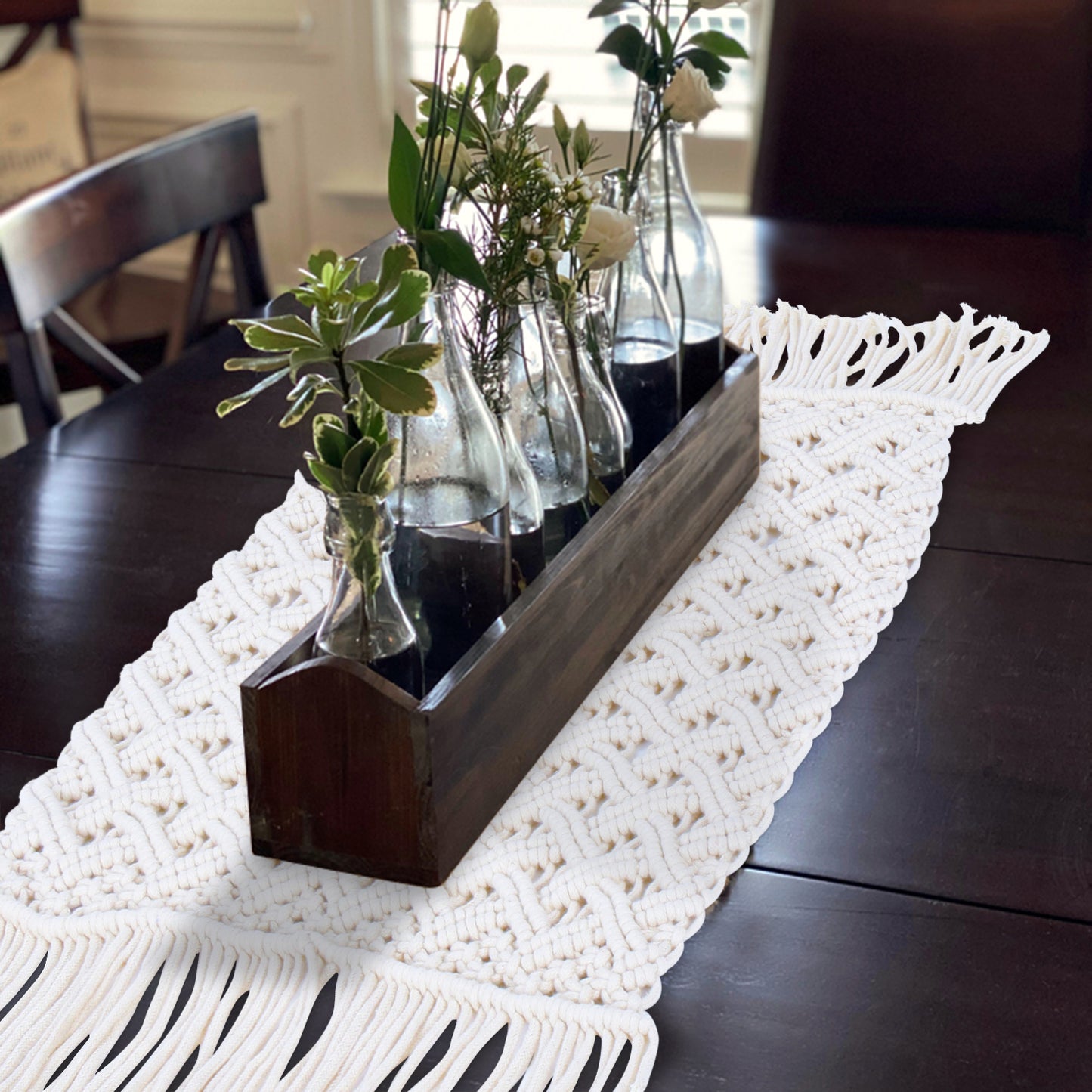 macrame table runner