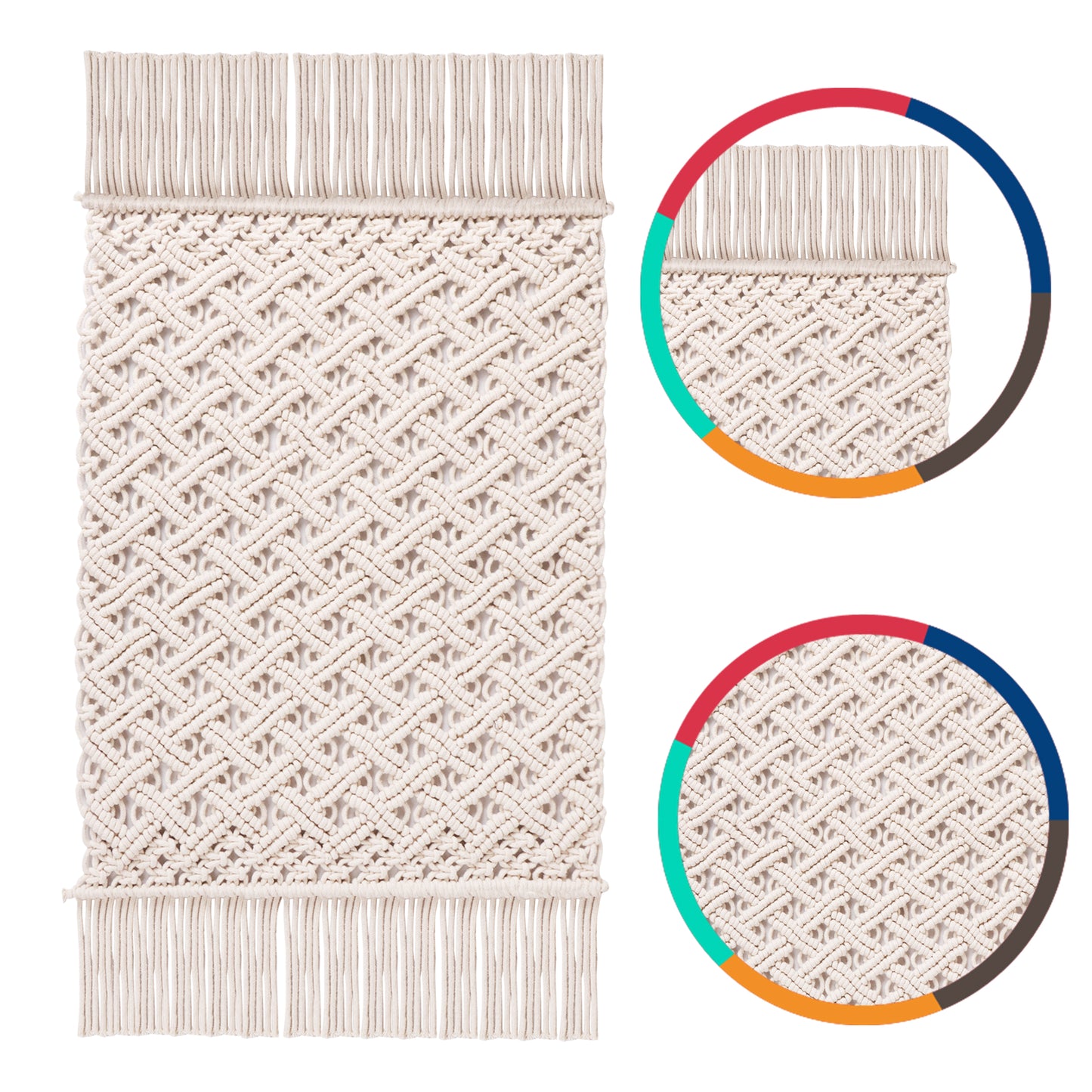 macrame table runner