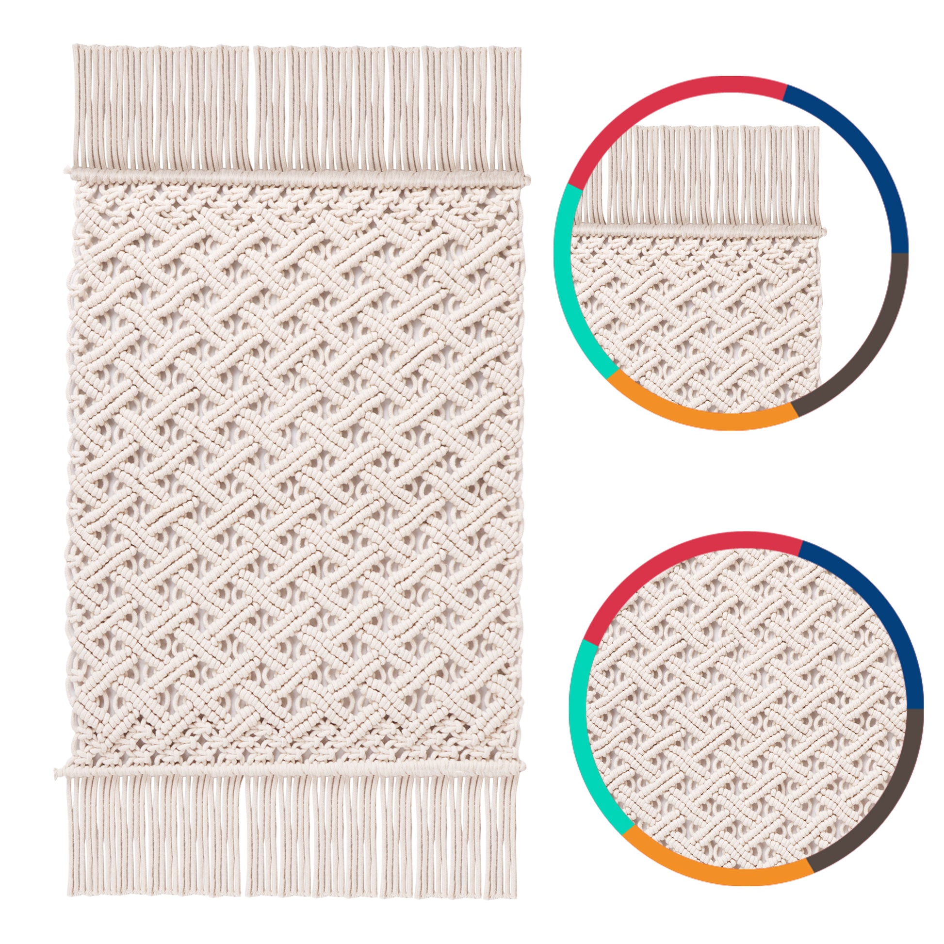 macrame table runner