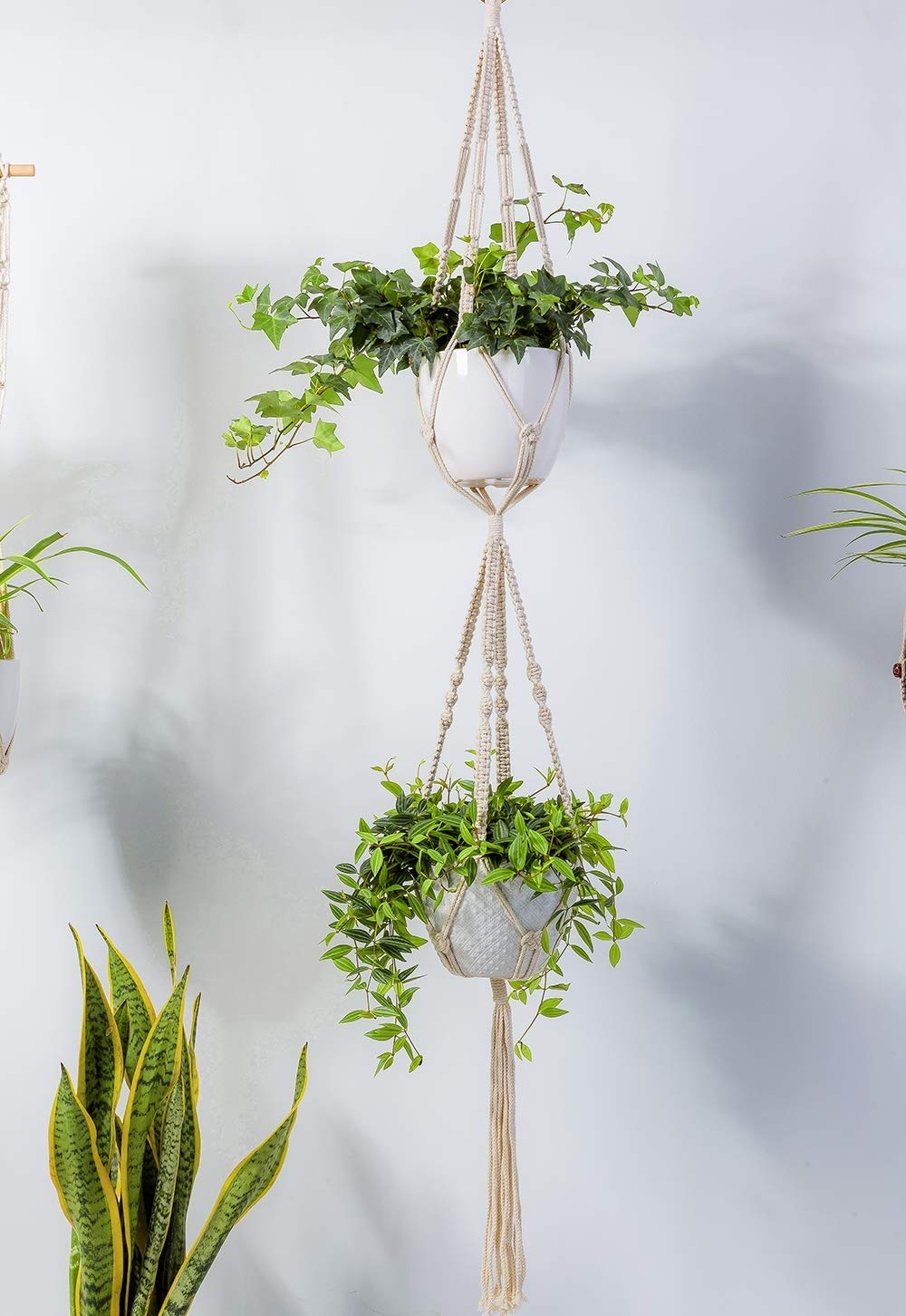 macrame hanging planter