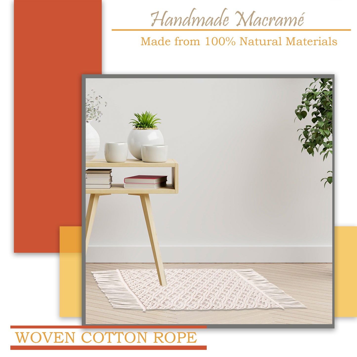 macrame table runner