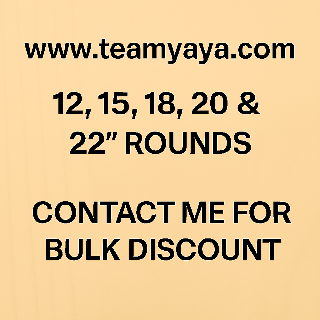 Set of 5 Pine Wood Rounds – 15" Diameter, 3/4" Thickness – Perfect for DIY Crafts, Home Decor, and Custom Projects