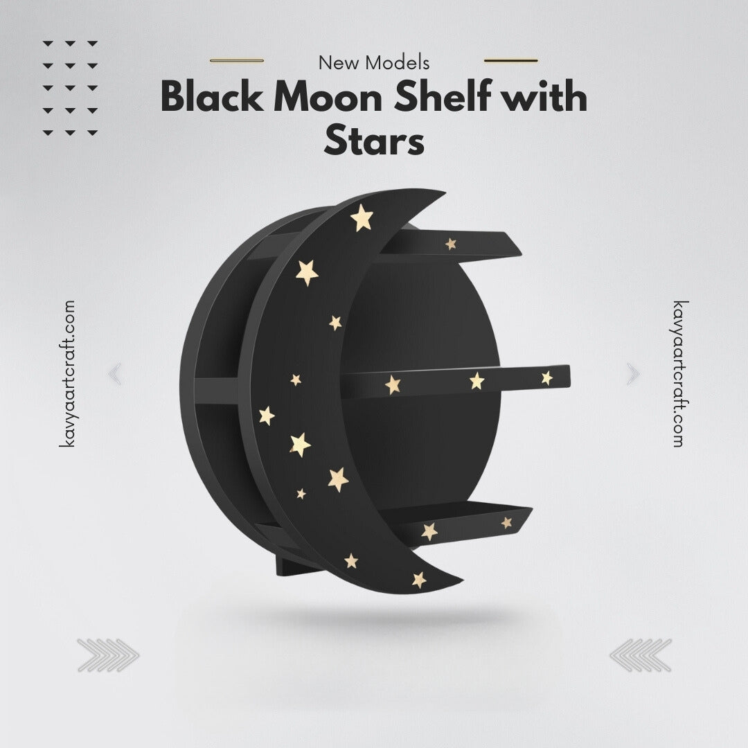 Black Half Moon Shelf, Half Moon Shelf 