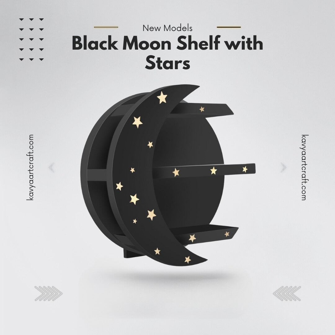 Black Half Moon Shelf, Half Moon Shelf