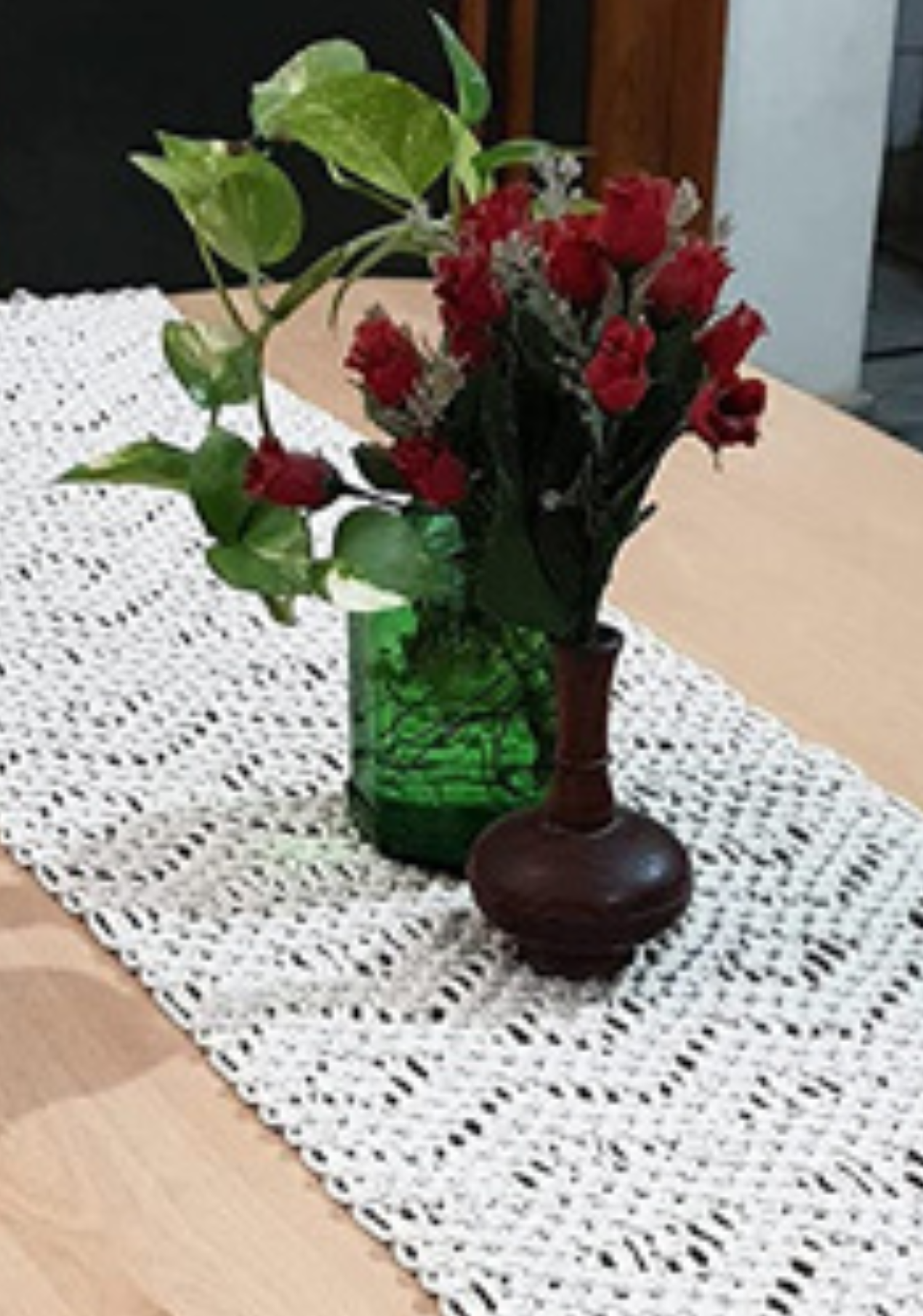 macrame table runner