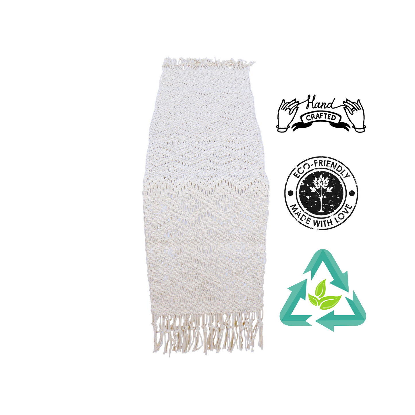 macrame table runner