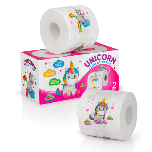 Unicorn toilet paper, Pink Toilet Paper for Toddler Potty Training, Novelty Toilet Paper, Colored Toilet Paper, Unicorn Gag Gift, Fancy Toilet Paper, Unicorn Bathroom Decoration for Girls
