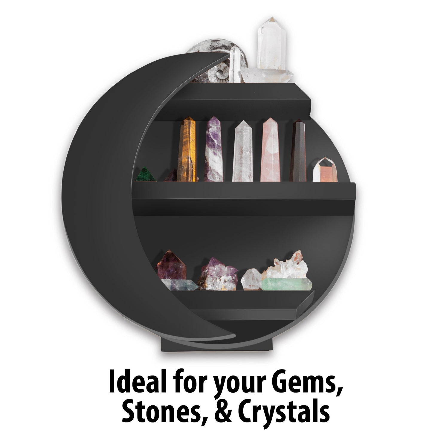 Moon Shelf, Crystal Shelf, Crystal Display Shelf, Crystal Shelf, Bathroom Shelves, Wooden Shelves, Hanging Shelves, Essential Oil Shelf